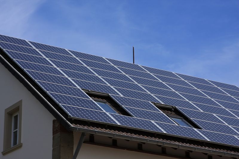 New Residential Solar Panel Installation